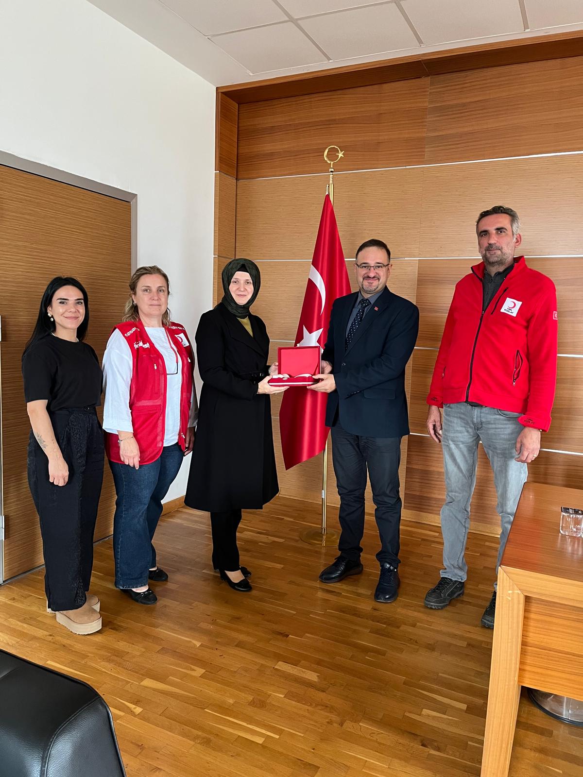 KIZILAY TEKİRDAĞ ŞUBE BAŞKANIMIZDAN ZİYARET